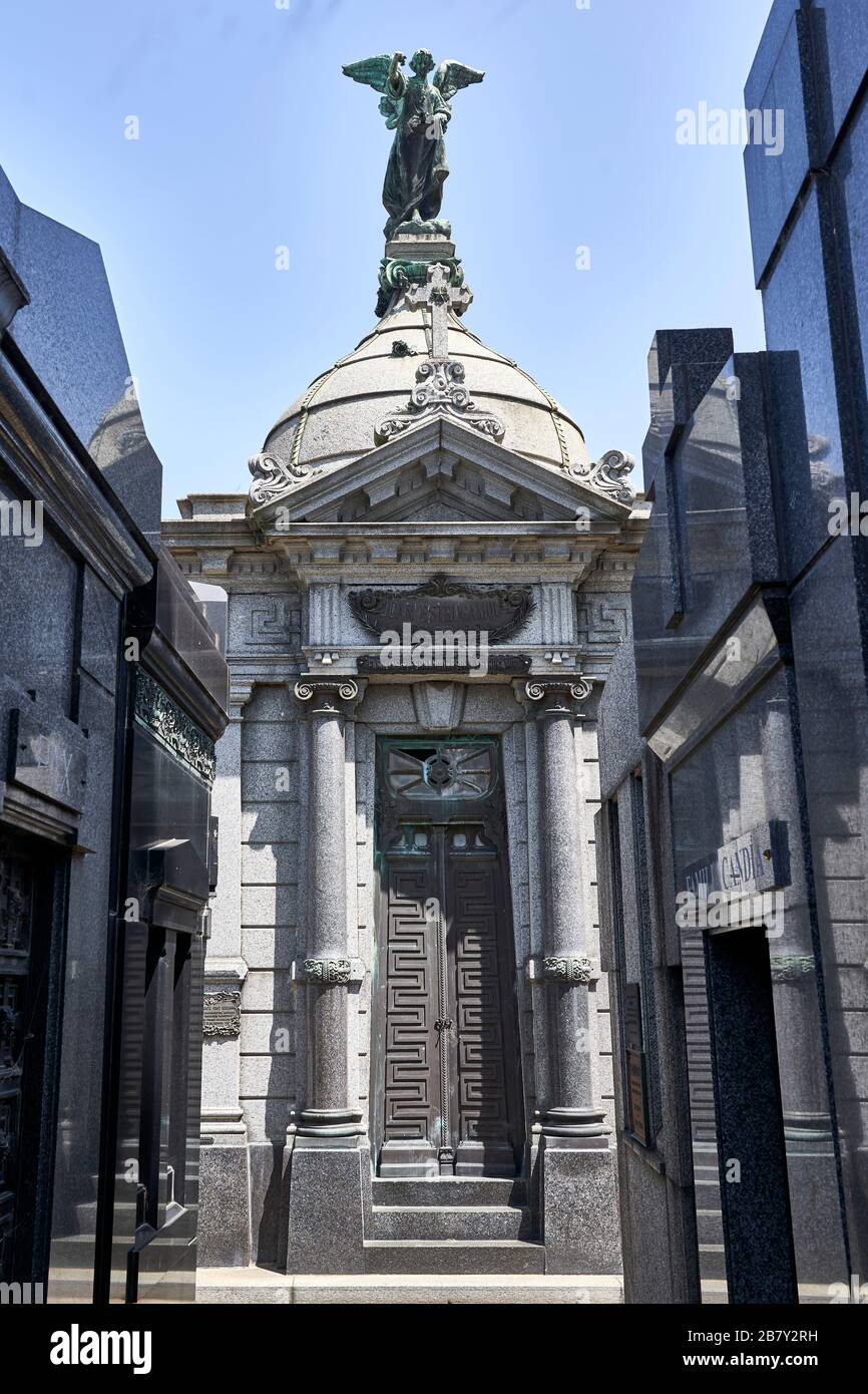 Dans le cimetière de la Recoleta, Buenos Aires, Argentine Banque D'Images