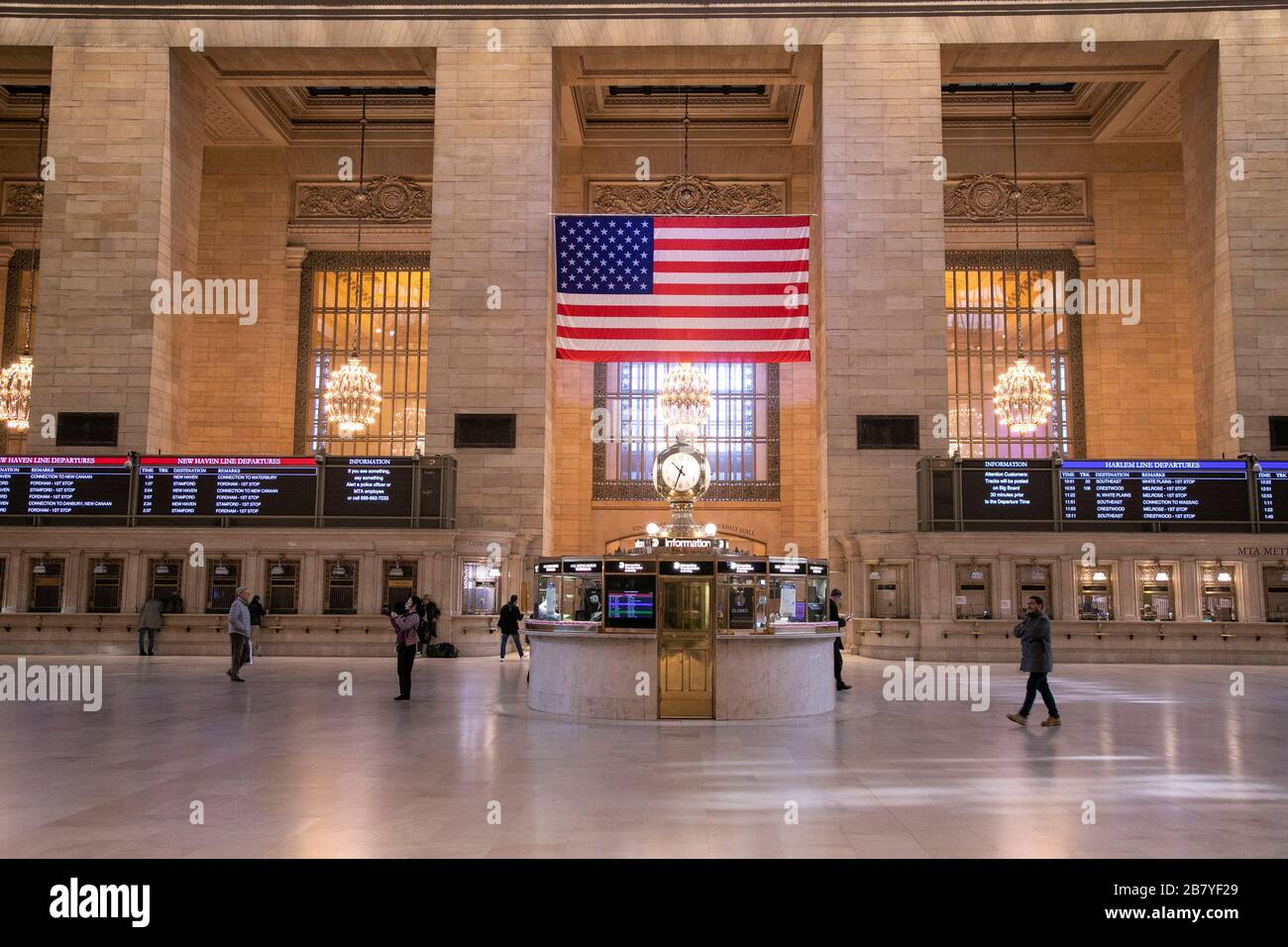 Zone principale de la gare de Grand Central, New York City Banque D'Images