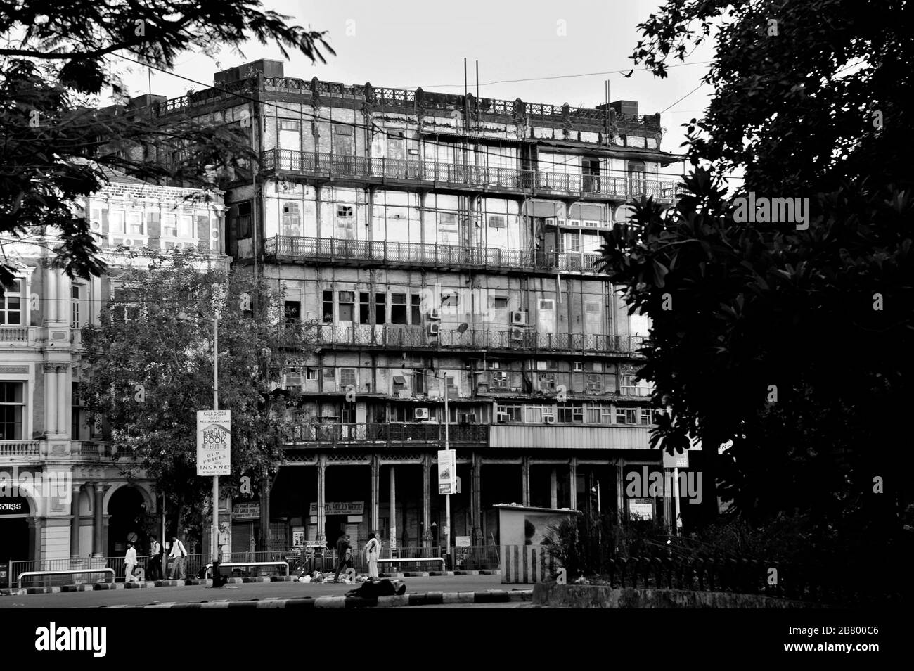Esplanade Mansion, Kala Ghoda, fort, Bombay, Mumbai, Maharashtra, Inde, Asie Banque D'Images