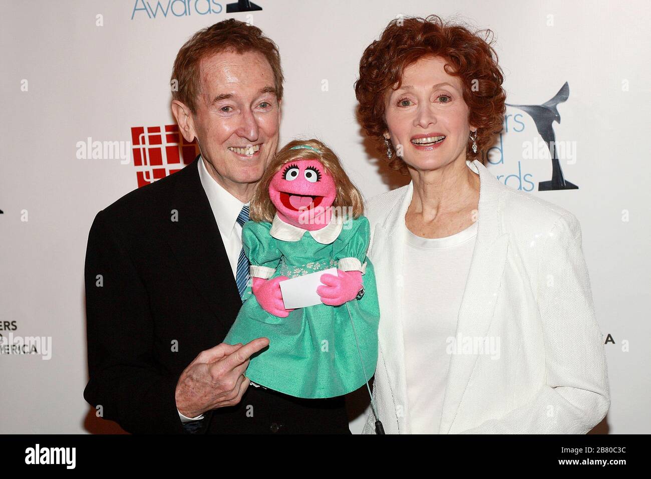 New York, NY, États-Unis. 20 février 2010. Bob McGrath, Fran Brill aux 62ème Prix annuels de la Guilde des écrivains au théâtre Hudson. Crédit: Steve Mack/Alay Banque D'Images