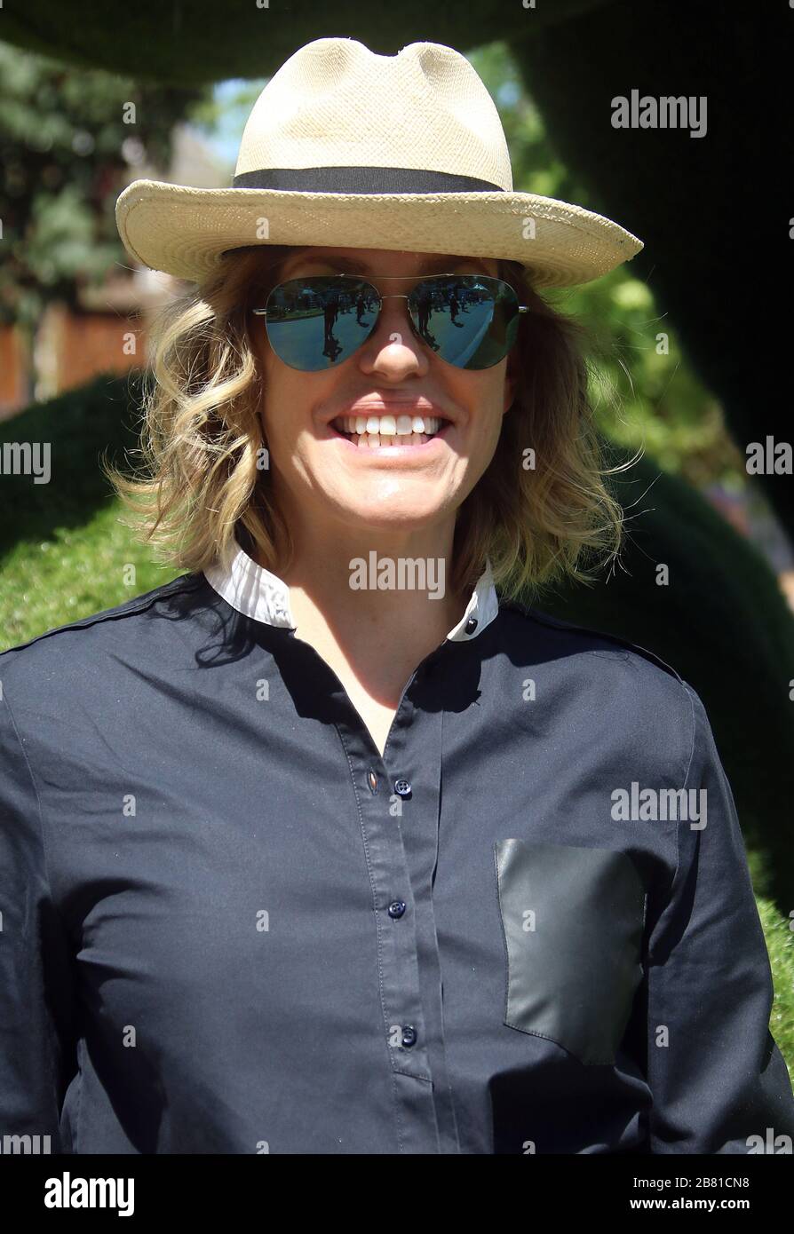 22 mai 2017 - Londres, Angleterre, Royaume-Uni - Chelsea Flower Show 2017 Press Day, Royal Hospital Chelsea photo Shows: Cerys Matthews Banque D'Images