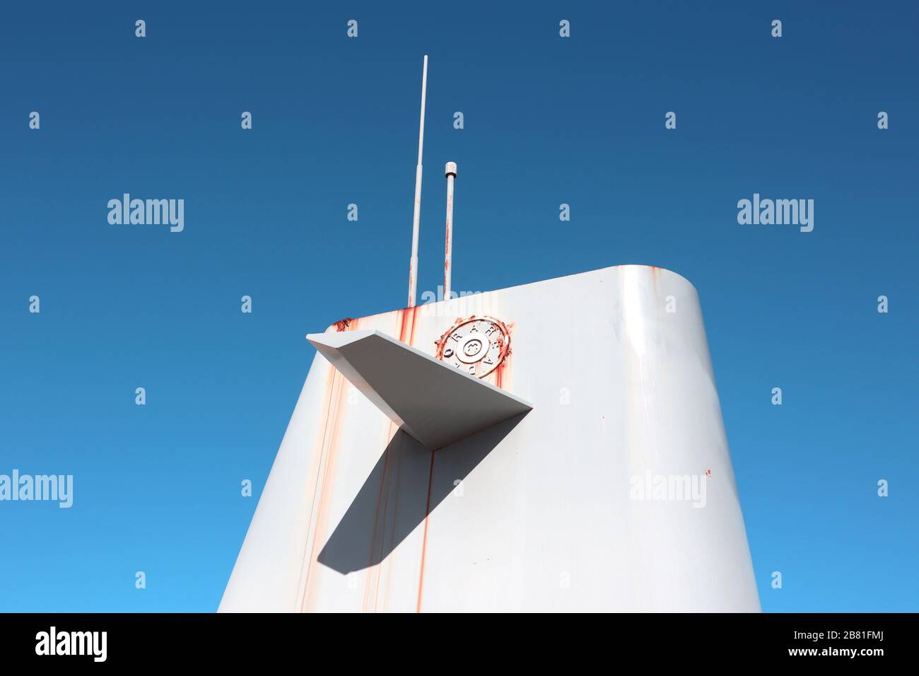 Navigation sous-marine vintage avec antennes radio pour la décoration dans un établissement Banque D'Images