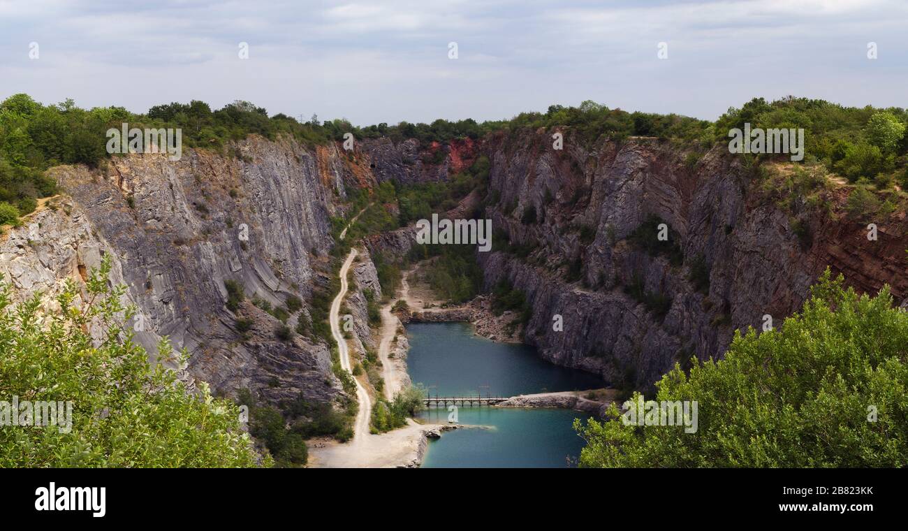 grand canyon abandonné un jour d'été Banque D'Images