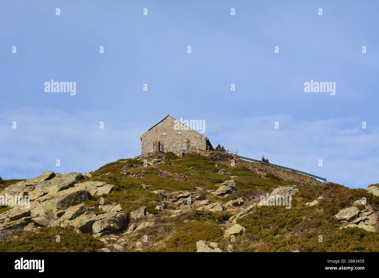 Maison sur le dessus Banque D'Images