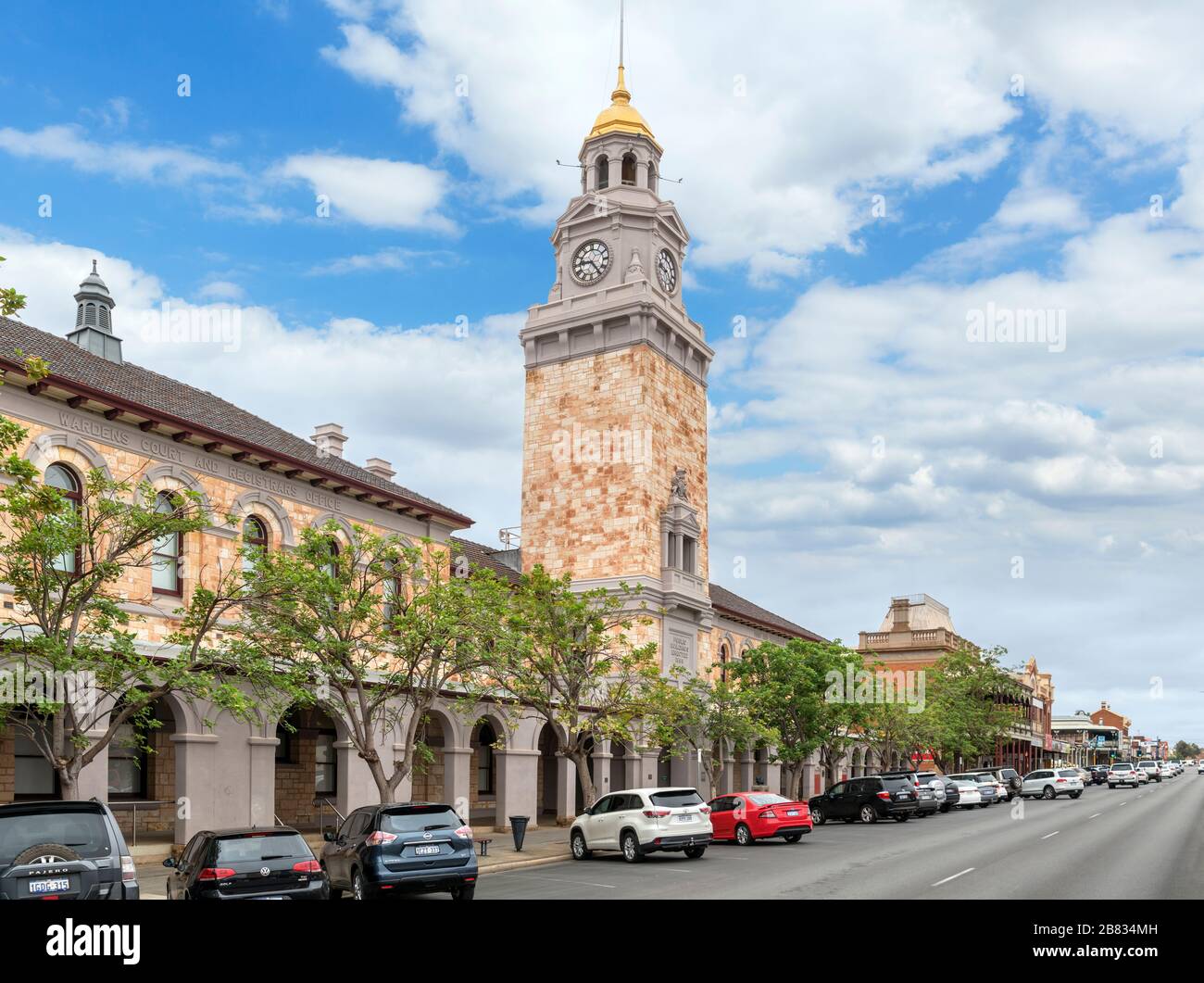 Le palais de justice, Hannan Street, Kalgoorlie, Australie occidentale, Australie Banque D'Images
