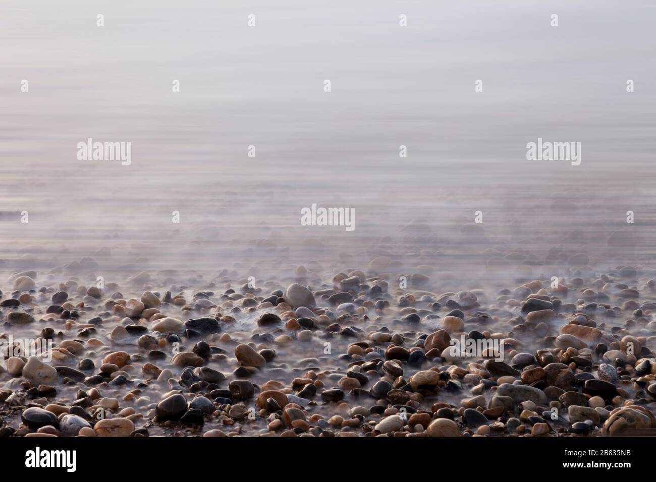 Paysage intérieur. Cailloux Banque D'Images