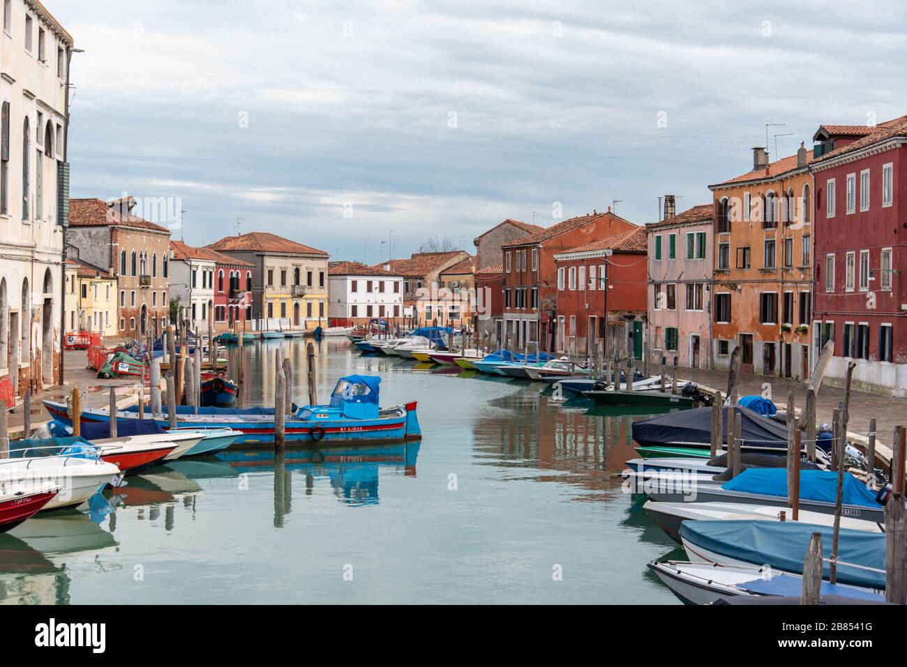 Canale di San Donato, Murano/Venise, Italie/Europe Banque D'Images