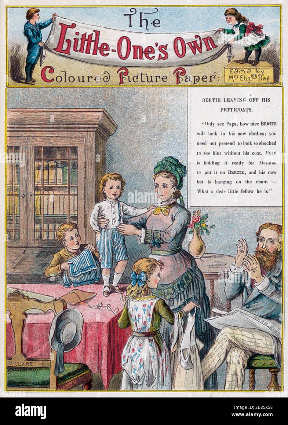 Le PROPRE magazine anglais DE LITTLE-ONE, qui s'est déroulé de 1885 à 1892 Banque D'Images