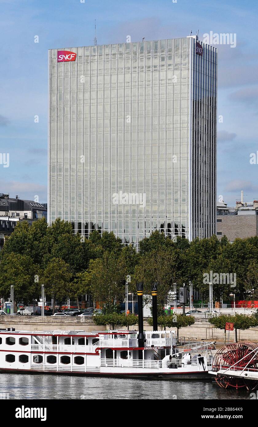 Tour Traversière, bâtiment SNCF, français, Paris, France Banque D'Images
