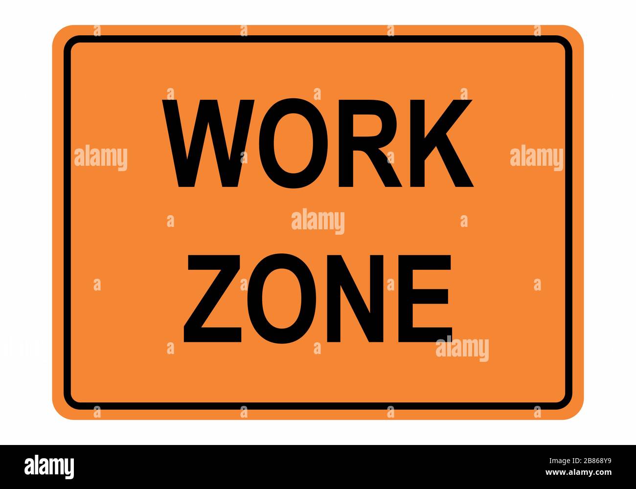 Panneau zone de travail Illustration de Vecteur