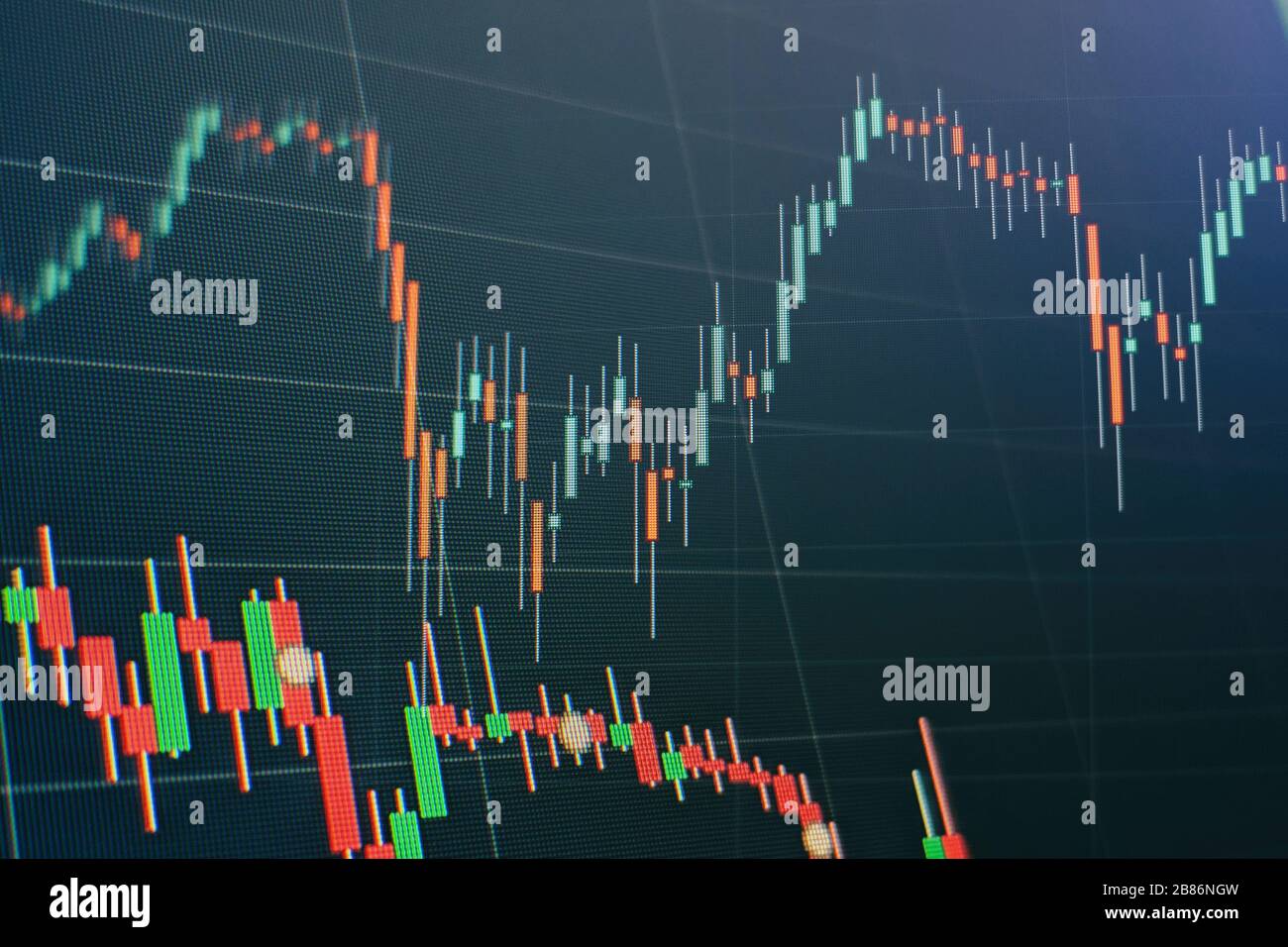 La négociation sur le marché des devises Forex. Pour les taux de change monnaie mondiale : US Dollar, Euro, Yen, Franc. L'argent, financier, global finance, stock Banque D'Images