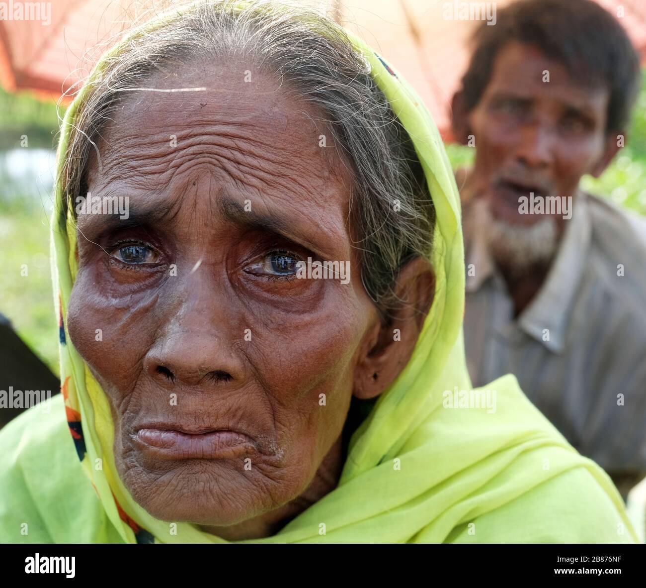 Rohingya; un conte de brutalité d'un noble lauréat de la paix Banque D'Images