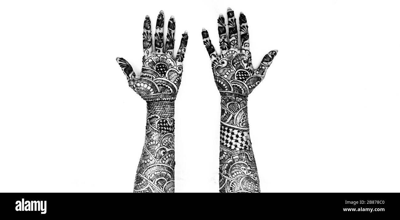 henné tatoué Banque D'Images