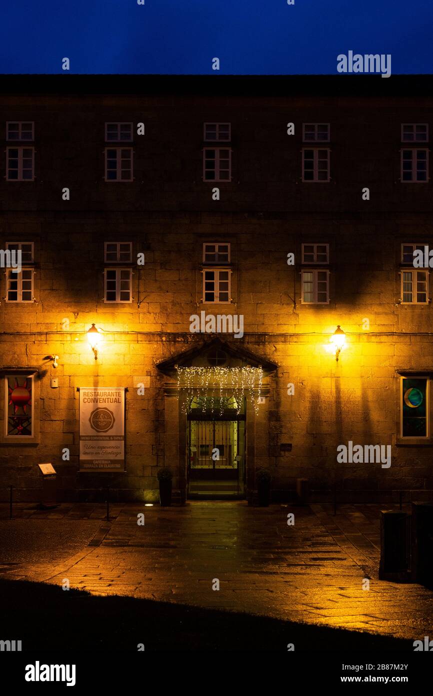 Couvent de San Francisco de Santiago. Santiago de Compostela. Espagne Banque D'Images