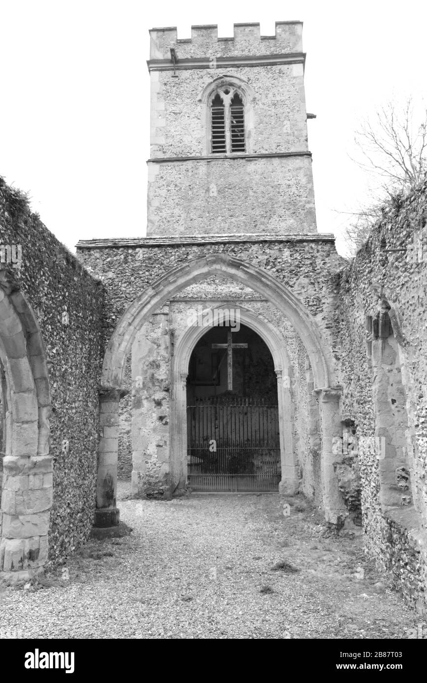 Photographies prises dans et autour du petit village d'Ayot St Lawrence dans le Hertfordshire Royaume-Uni Banque D'Images