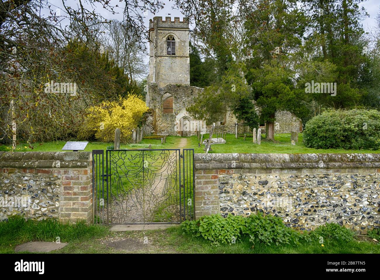 Photographies prises dans et autour du petit village d'Ayot St Lawrence dans le Hertfordshire Royaume-Uni Banque D'Images