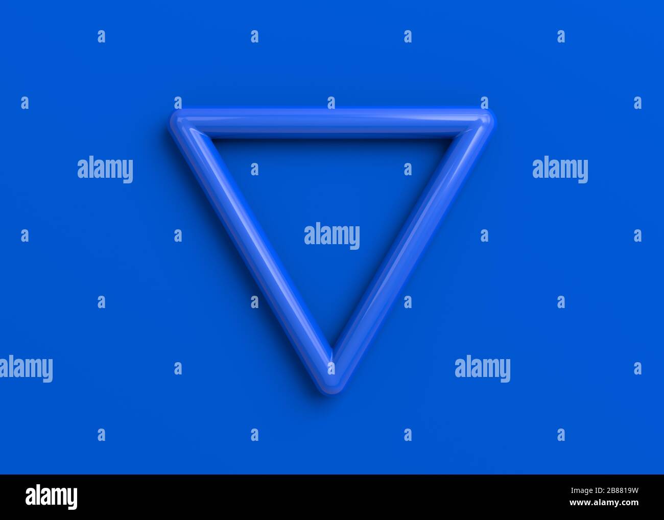 Rendu 3 dimensions abstrait de la forme triangulaire, conception géométrique moderne de l'arrière-plan Banque D'Images
