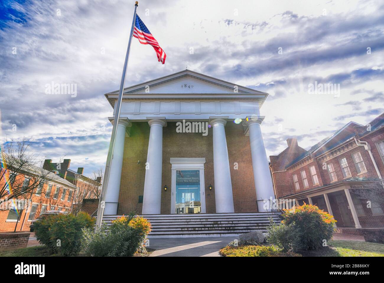 Court House, Shenandoah Valley Musée de la guerre civile, Winchester, Virginie Banque D'Images