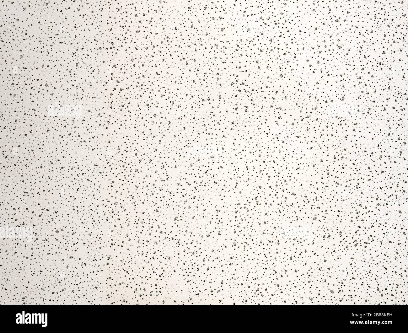 Texture de fond en tuile de plafond de cellulose blanche, structure des faux tuiles de plafond. Banque D'Images