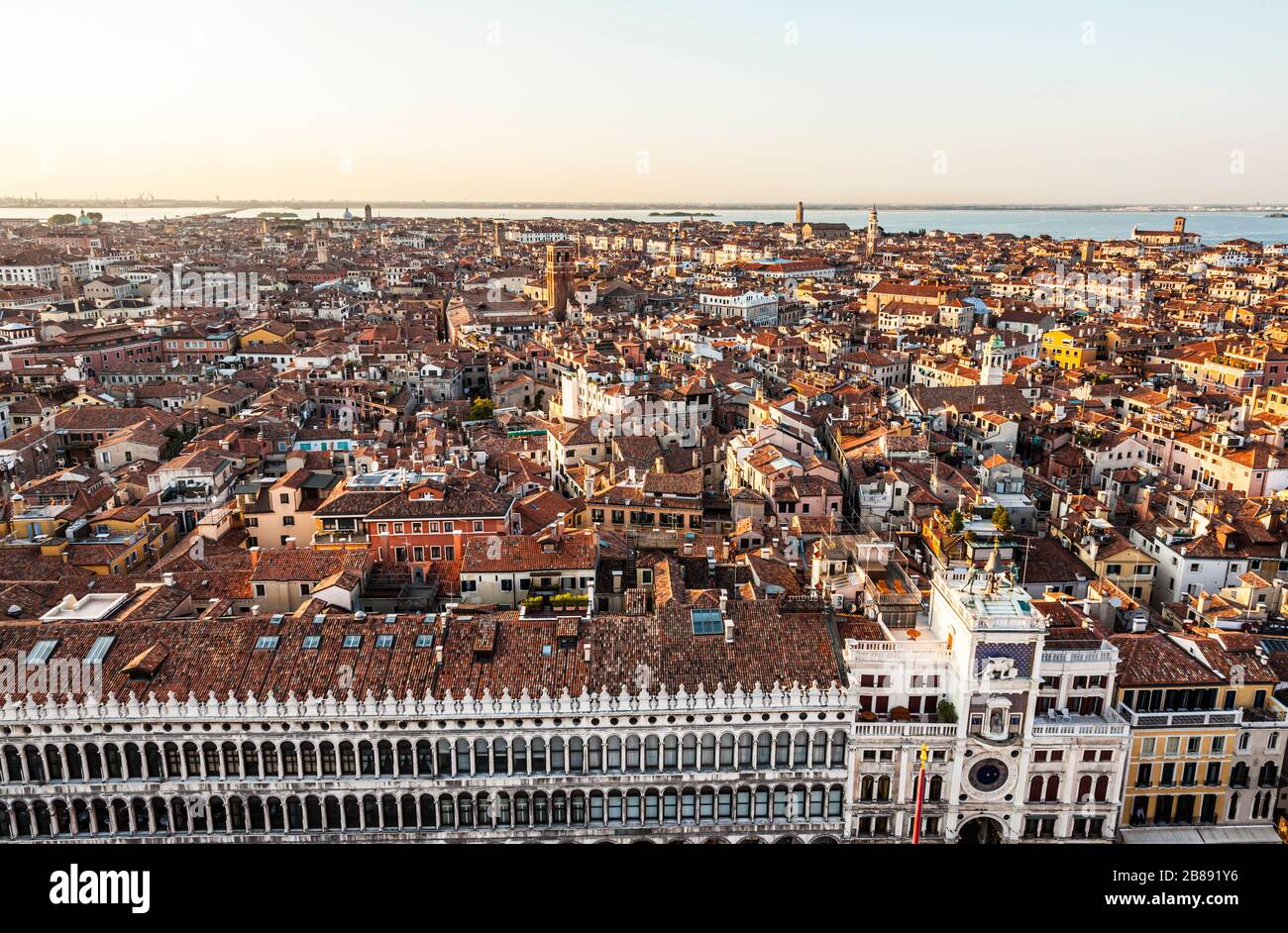 Venise, Italie d'en haut. Banque D'Images
