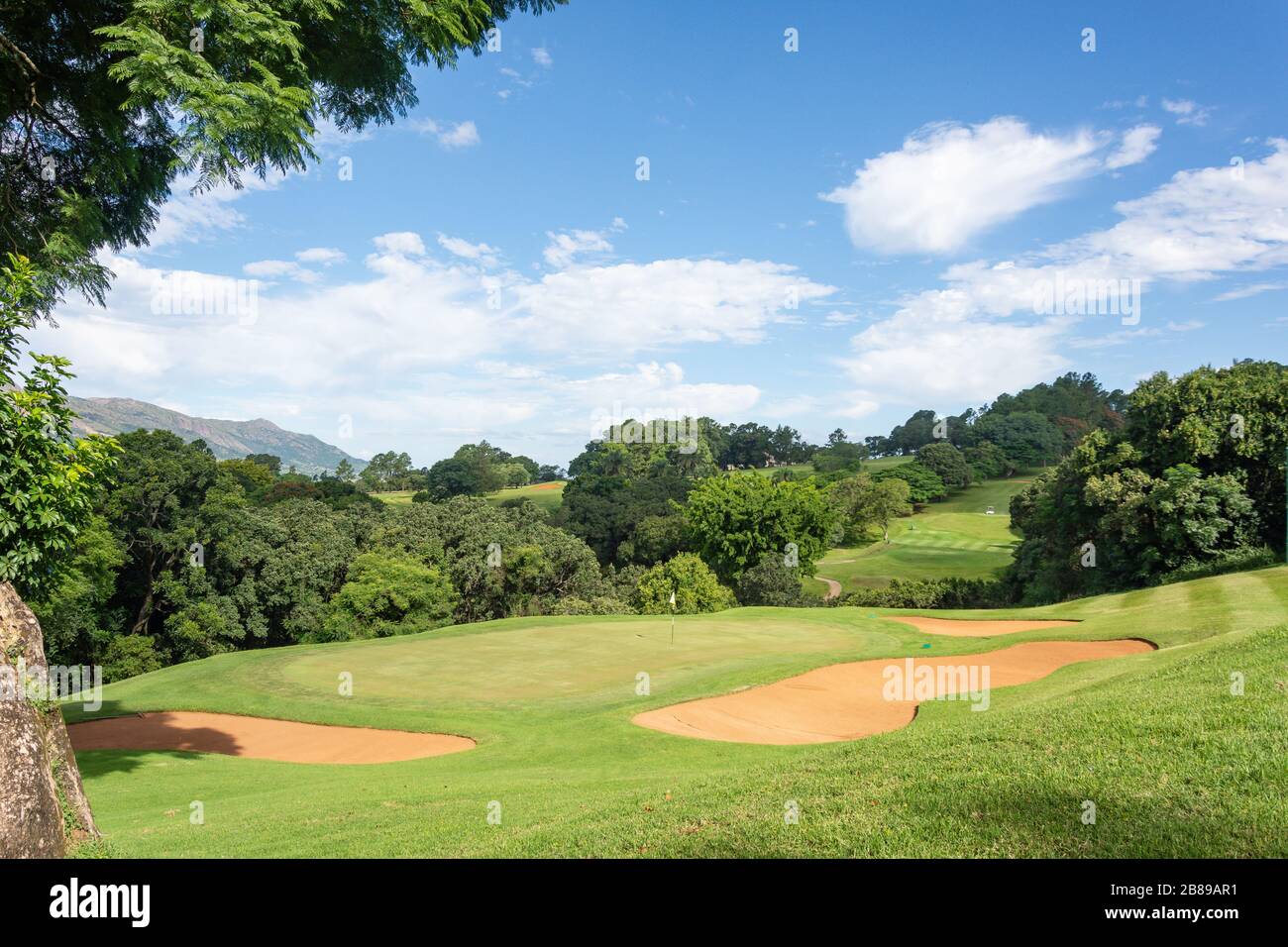 Royal Swaziland Golf Club, Royal Swaziland Spa Hotel & Casino, Lobamba, Ezulwini Valley, Royaume d'Eswatini (Swaziland) Banque D'Images