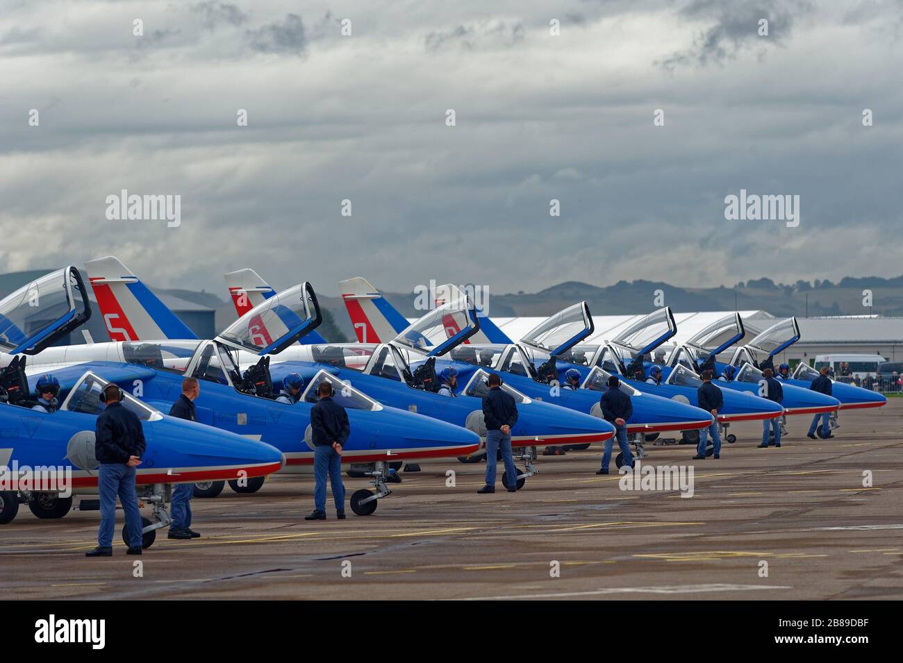 Patrouille acrobatique de France, RAF Leuchars International Airshow 2011 Banque D'Images