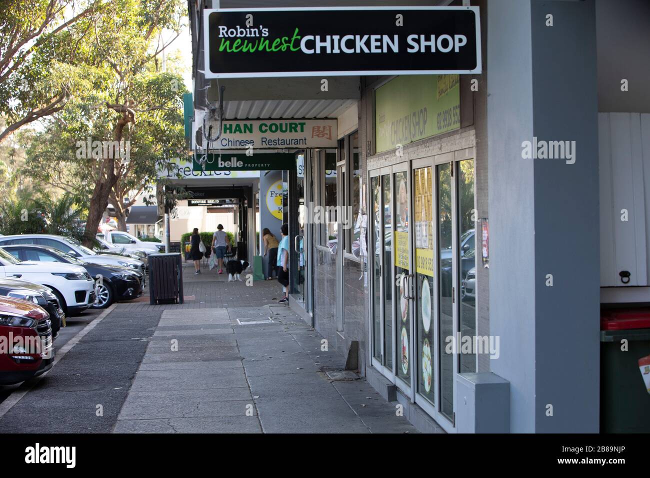 Sydney, Australie. 21 mars 2020. Avalon Beach,Sydney,Australie.Samedi 21 mars 2020. Les rues vides comme les gens restent à la maison en raison du virus Covid-19, crédit martinberry@alay. Crédit: martin berry/Alay Live News Banque D'Images