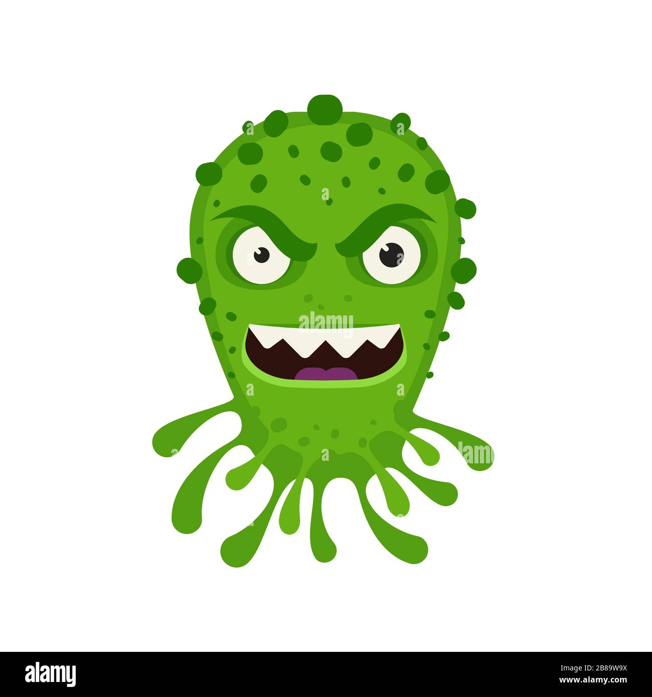 Germe ou virus, microbe, infection, illustration du vecteur de toxine Illustration de Vecteur