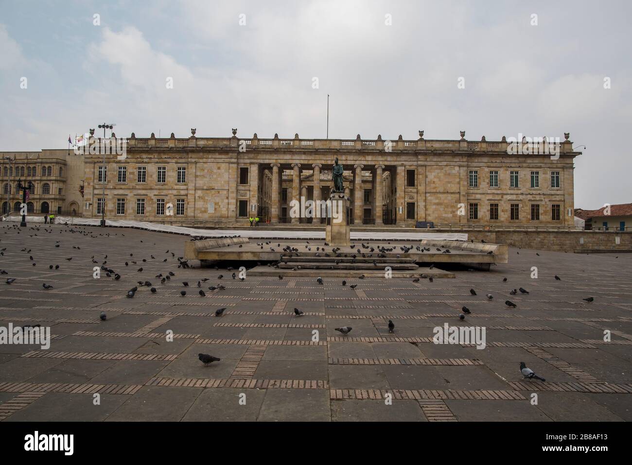 Bogota en quarantaine, les cas de coronavirus en Colombie atteignent 145 Banque D'Images