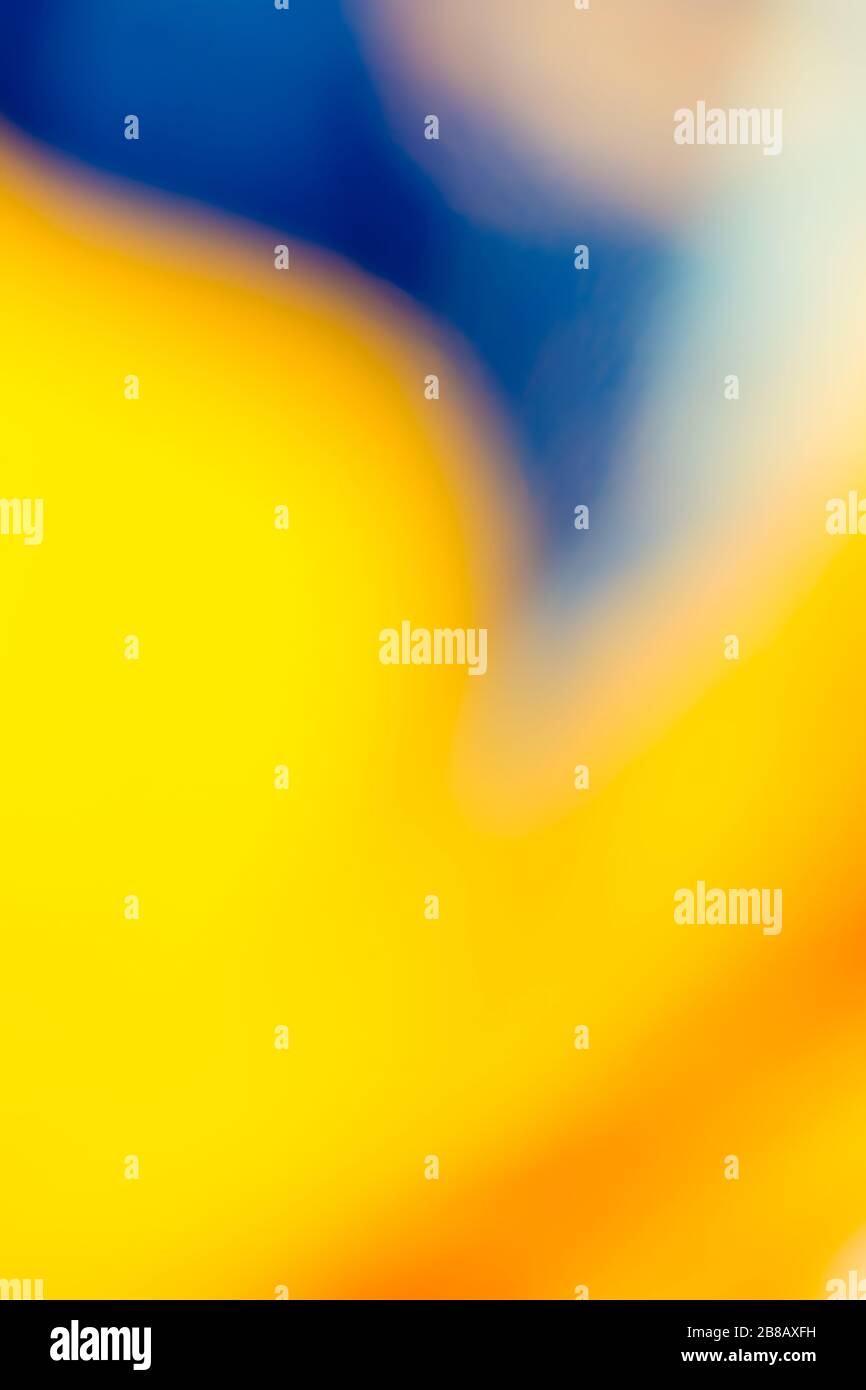 Photo verticale du fond d'écran jaune et bleu pour smartphones Banque D'Images