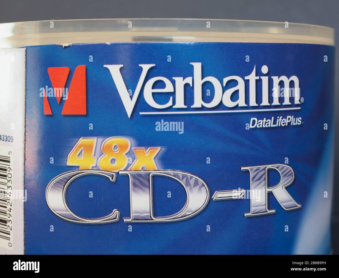 YOKOHAMA, JAPON - VERS FÉVRIER 2020: Paquet CD-r Verbatim DataLifePlus Banque D'Images