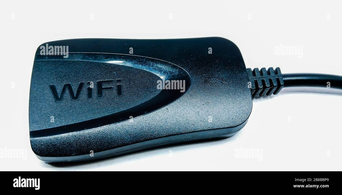 Une photo de wifi Banque D'Images