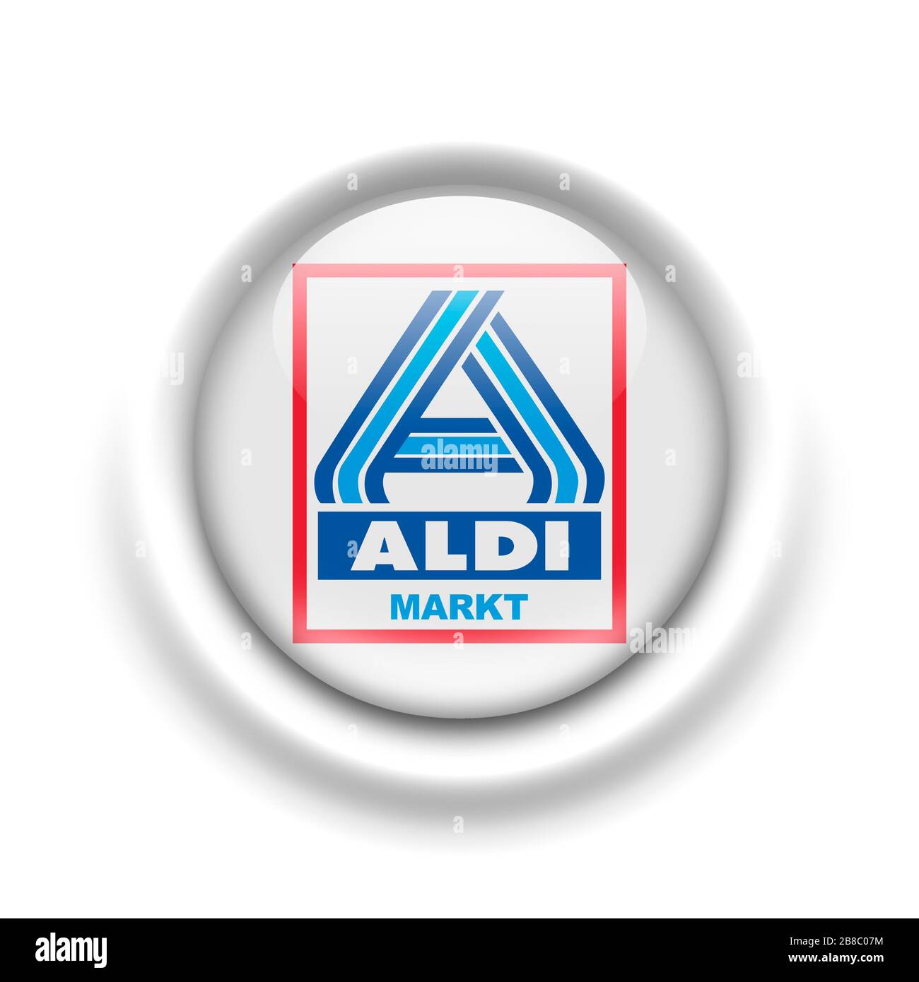 Logo de Aldi Banque D'Images