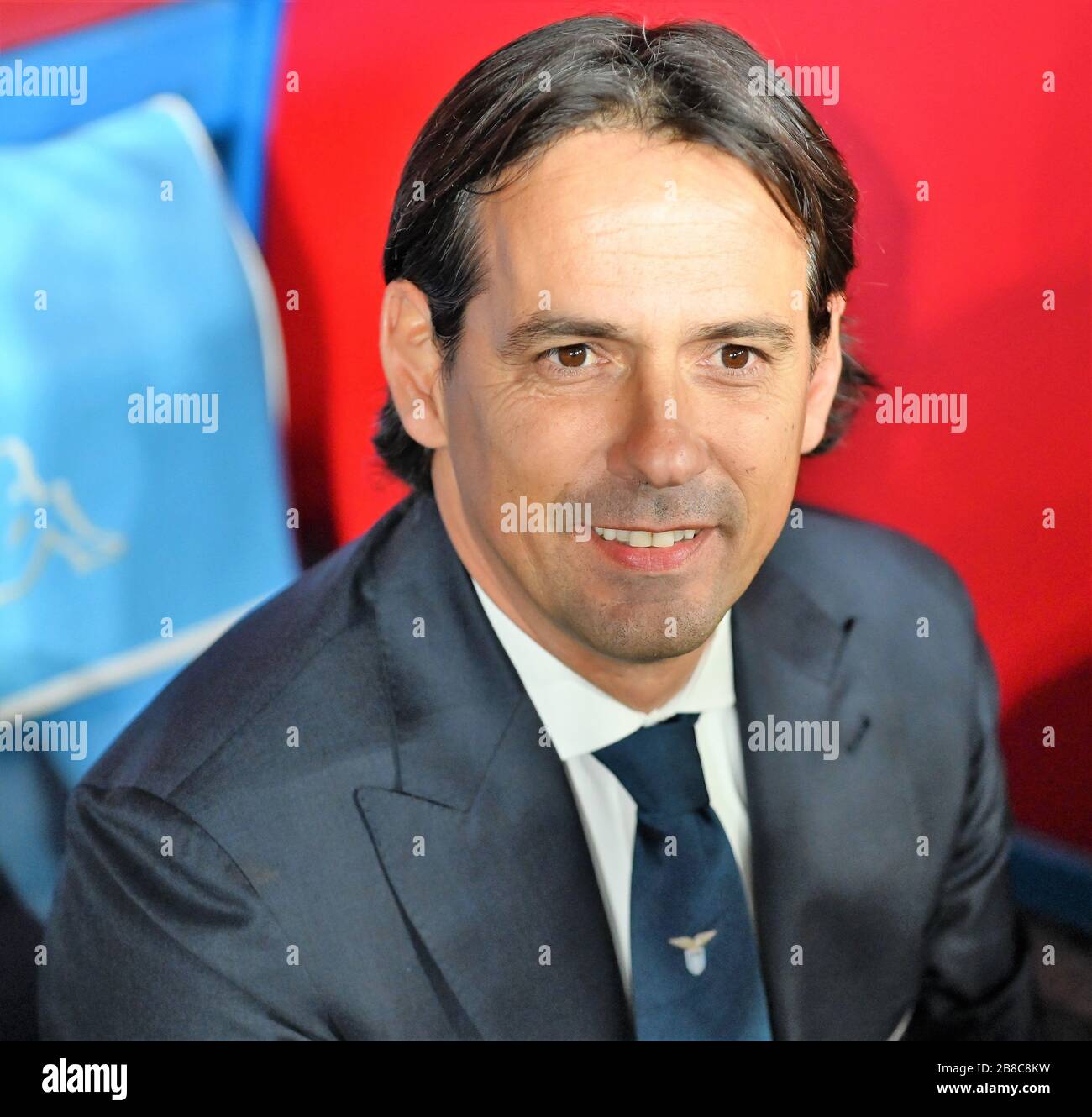 simone inzaghi (latium) pendant la saison 2019/20, napoli, Italie, 01 Jan 2020, Football italien Serie UN match de football Banque D'Images