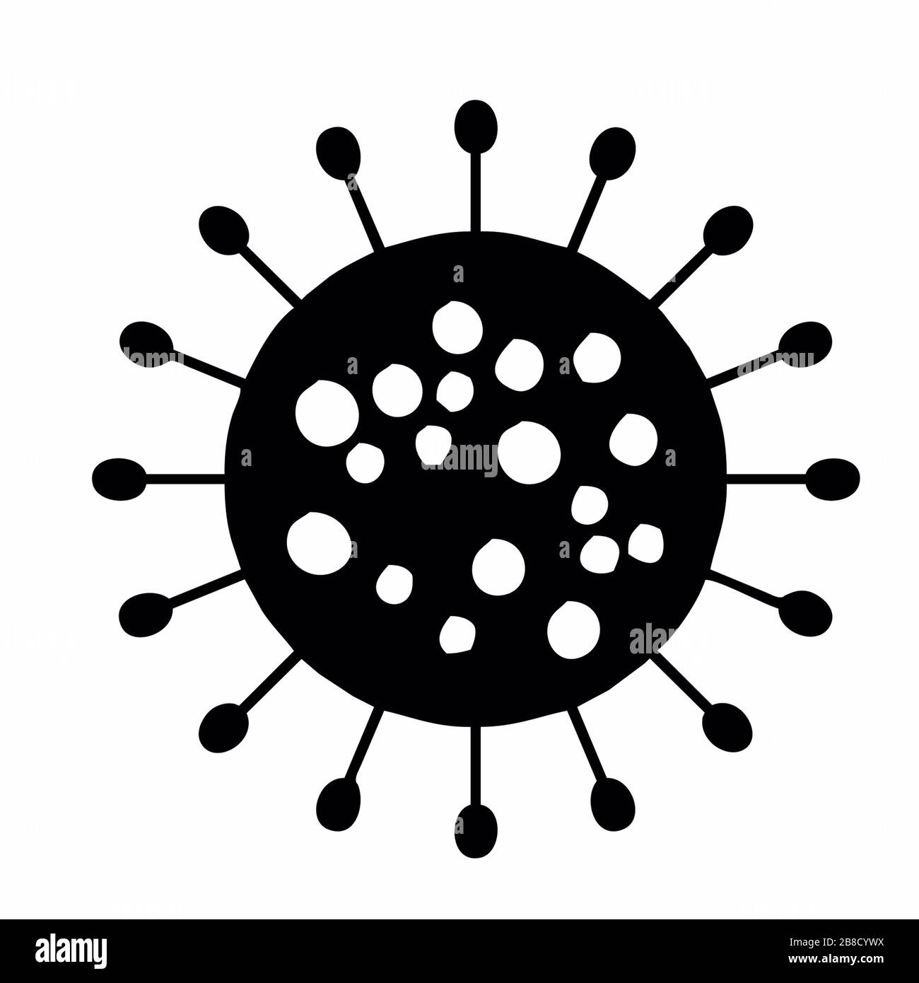 2019-ncov - Corona virus Sign Banque D'Images