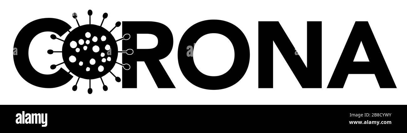 2019-ncov - Corona virus Sign Banque D'Images