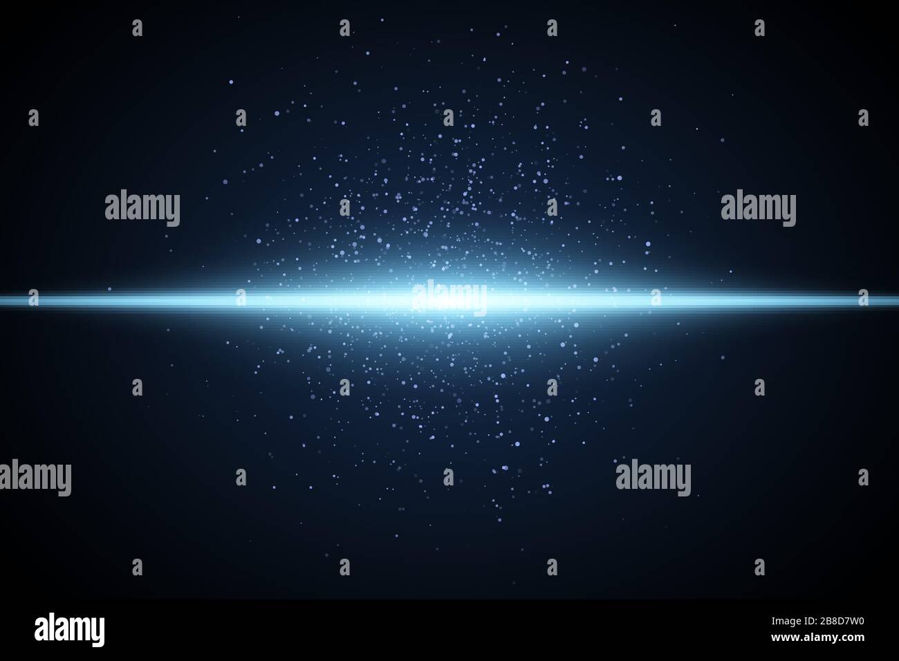 Effet bleu clair. Poussière et néon brillant. Des taches abstraites. Illustration vectorielle. SPE 10 Illustration de Vecteur