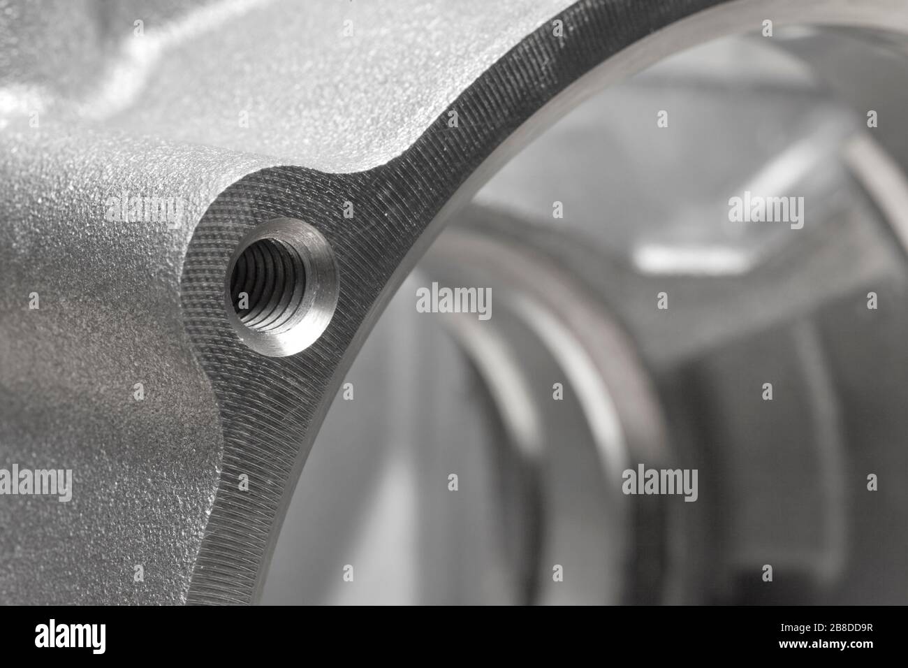 Détail d'une pièce de rechange pour un moteur d'un moteur ou d'une voiture - mise au point sélective Banque D'Images