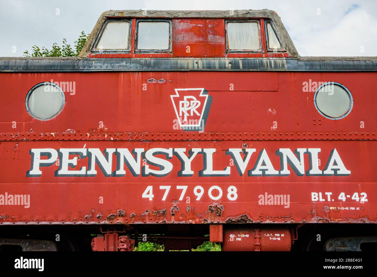 Roaring Spring Railroad Station and Historical Society, 500 Main Street, Roaring Spring, PA Banque D'Images