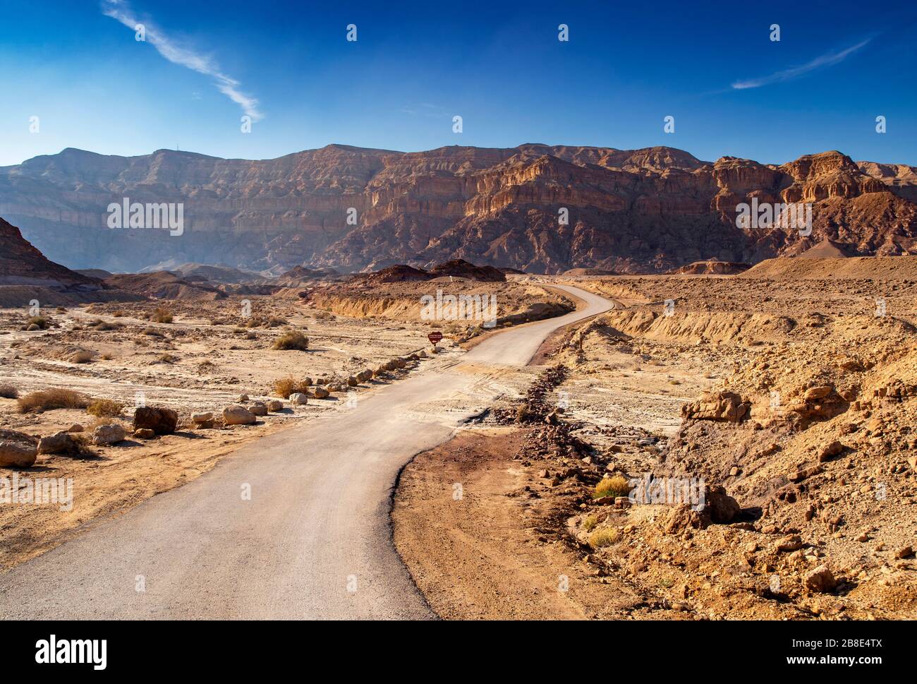 ISRAËL - PARC NATIONAL DE TIMNA Banque D'Images