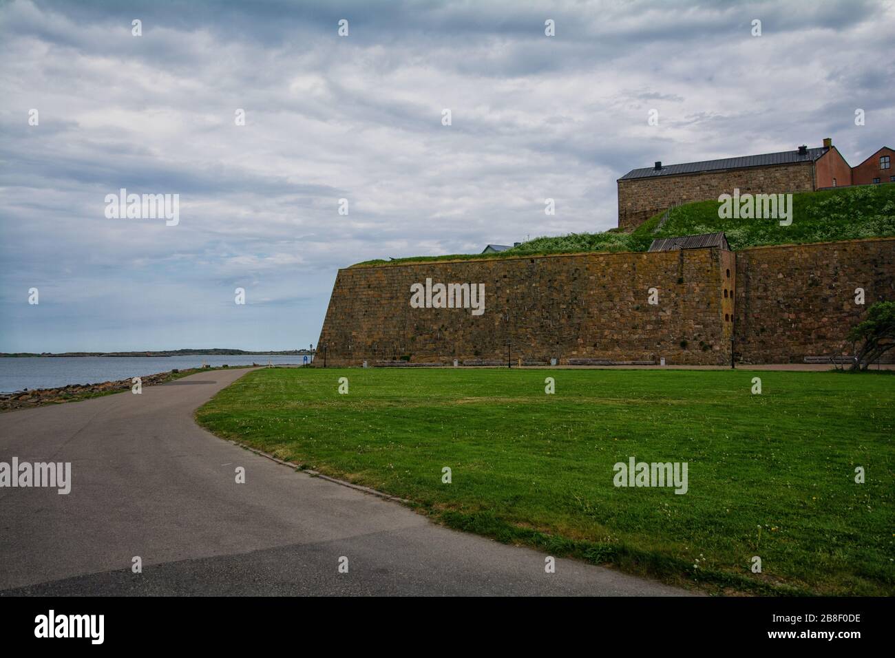 La forteresse de Varberg en Suède Banque D'Images