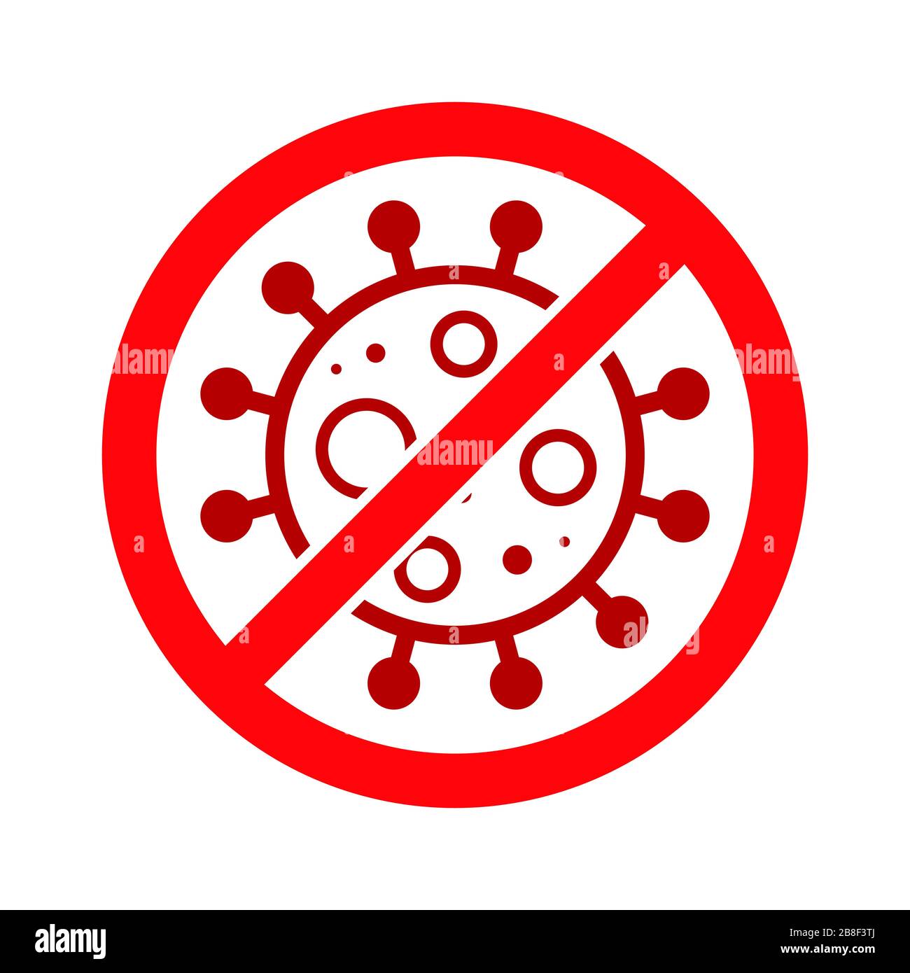 Wuhan Corona virus, Covid-19, nCOV, MERS-COV Novel Coronavirus Stop, Block, Anti Stamp. Vecteur rouge 2019-2020. Avertissement, symbole de protection. Code 19 Illustration de Vecteur
