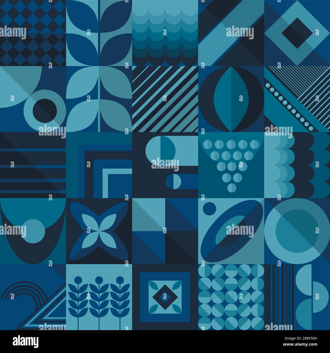 Contexte abstrait. Motif carrés d'art. Illustration de Vecteur