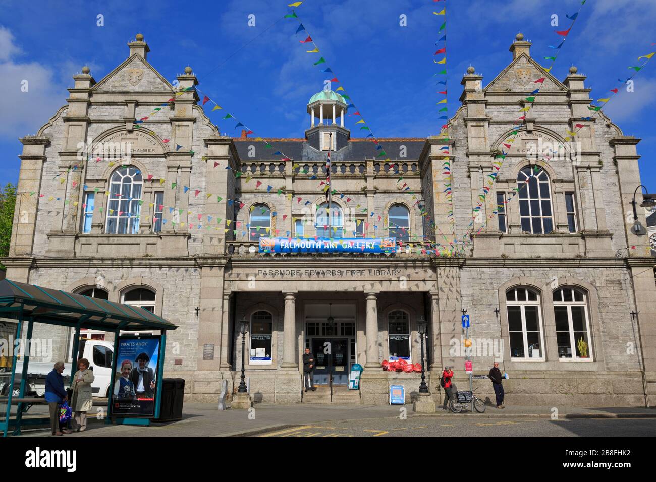 Art Gallery, Falmouth, Cornwall, Angleterre, Royaume-Uni Banque D'Images