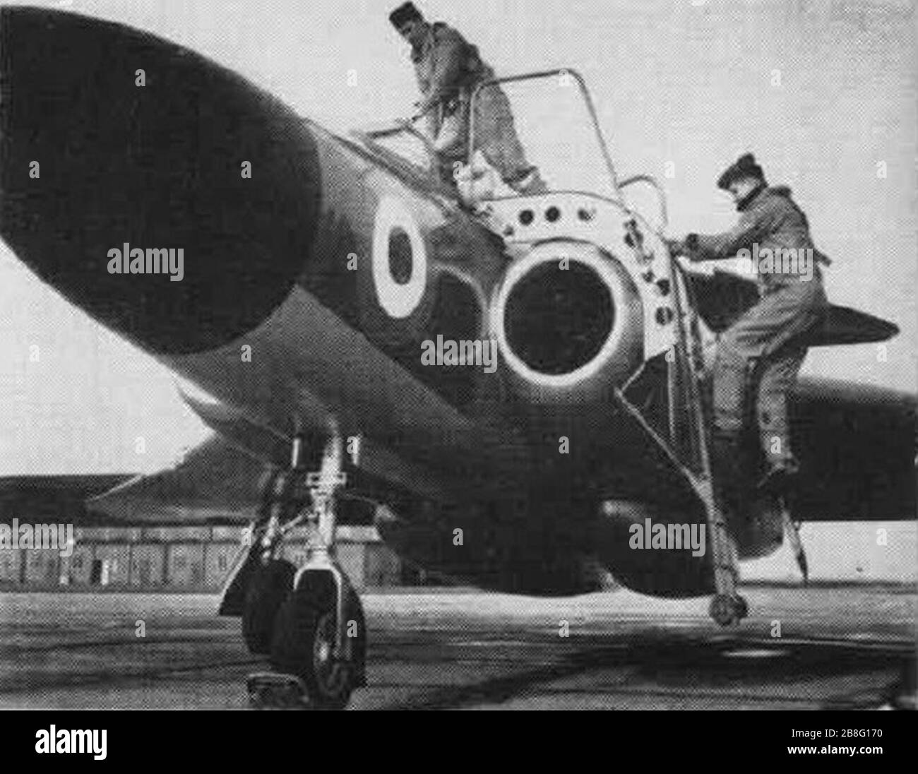 Gloster Javelin FAW 9 64 Sqn Duxford 1959. Banque D'Images