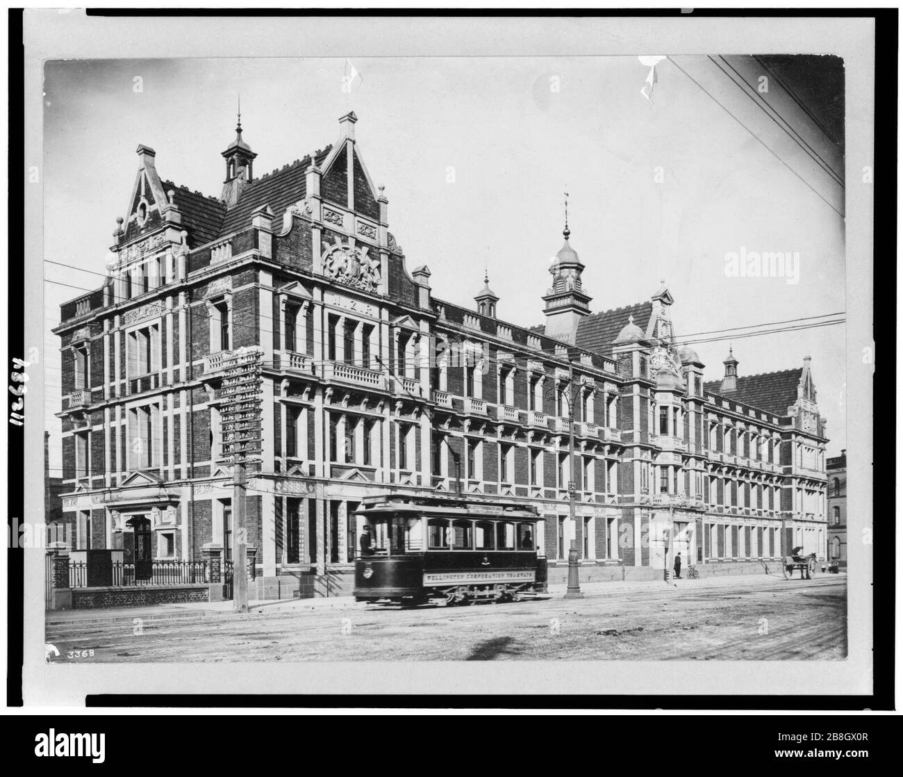 Bâtiment ferroviaire du gouvernement à Wellington, en Nouvelle-Zélande Banque D'Images
