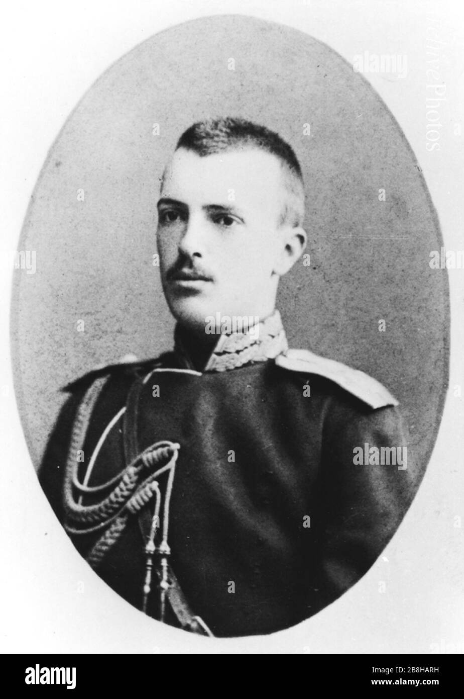 Grand-duc Sergei Mikhaïlovitch jeune. Banque D'Images