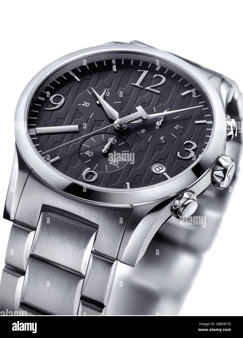 Wrist watch on white background Banque de photographies et d images a haute resolution Alamy