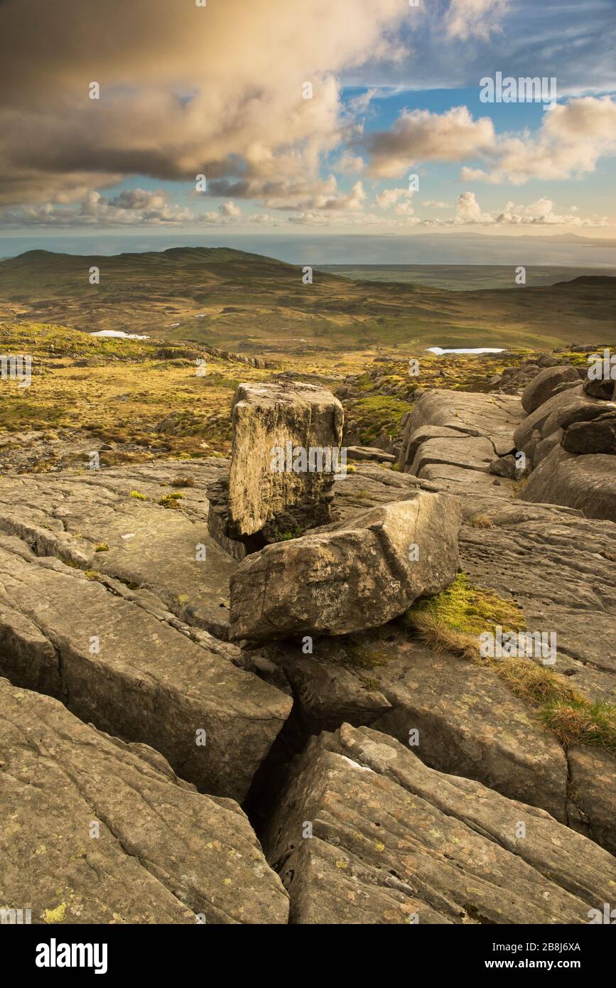 Les montagnes Rhinogydd, à l'est de Harlech, Snowdonia, pays de Galles du Nord, Royaume-Uni. Banque D'Images