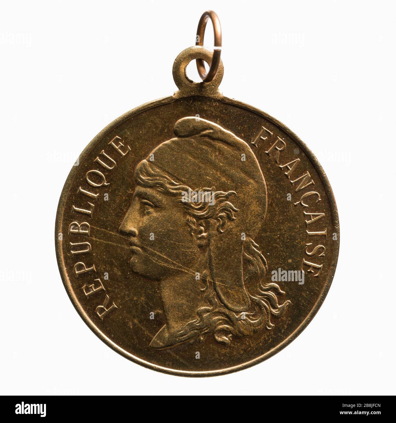 Fête nationale, 14 juillet 1883 Médaille commémorative de la Fête nationale, 14 juillet 1883. Paris, musée Carnavalet. Banque D'Images